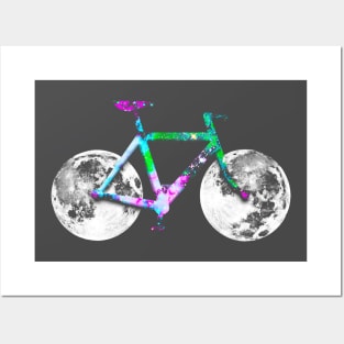 Moon Bike Posters and Art
